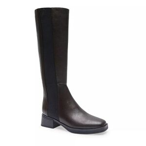 Aerosoles Daria Women's Knee-High Equestrian Boots Size 8.5 Color:Java Grainy